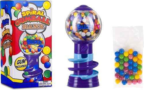 Spiral gumball machine - machine,