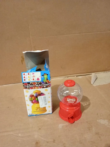 Mini red candy - machine, gumball