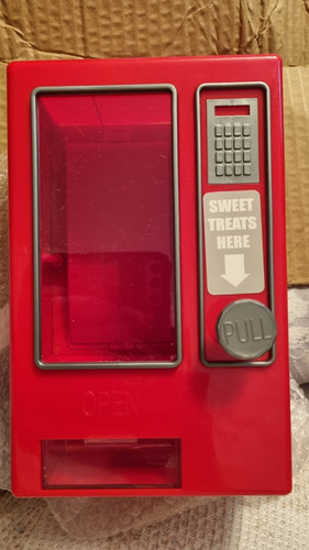Red pull knob - red, candy