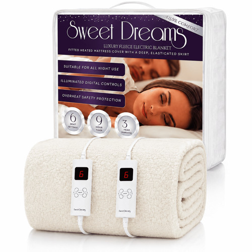 Heated blanket double king - heated,